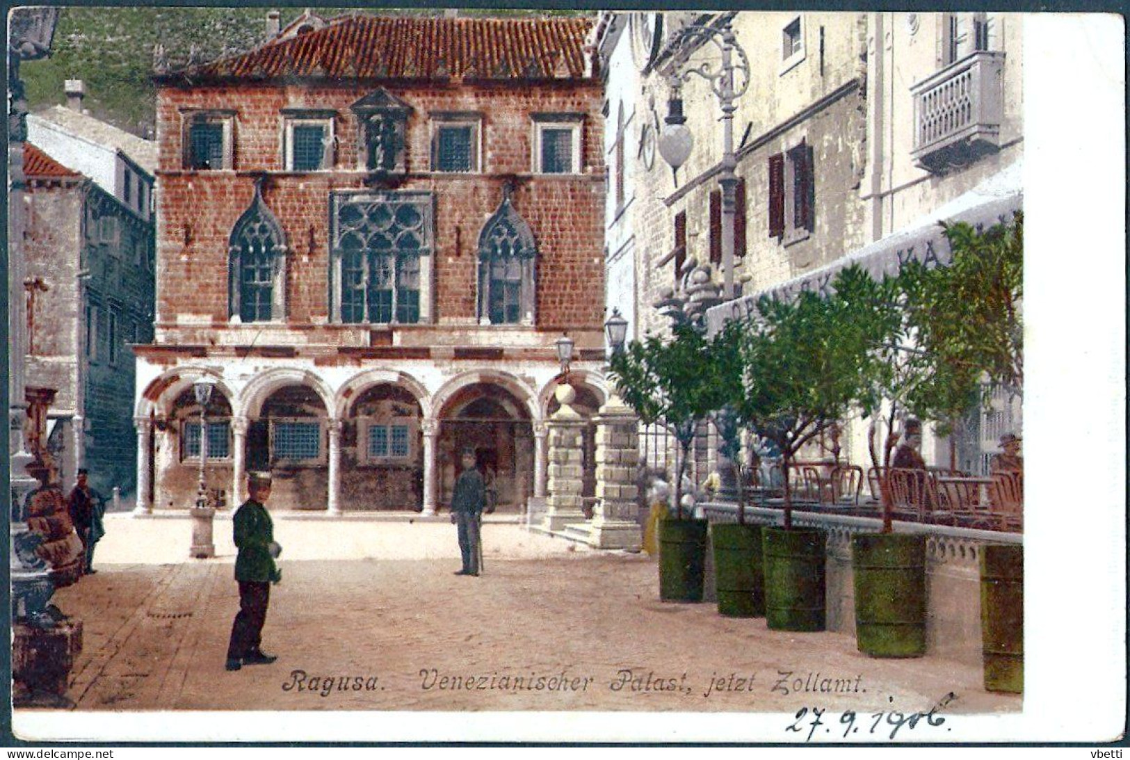 Croatia / Hrvatska: Dubrovnik (Ragusa), Venezianischer Palast, Jetzt Zollamt   1906 - Croazia