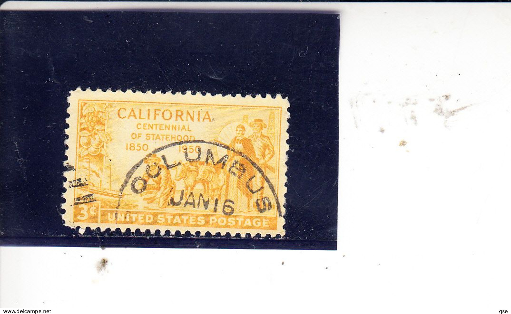 STATI UNITI  1950 - Yvert   548° -  California - Usati