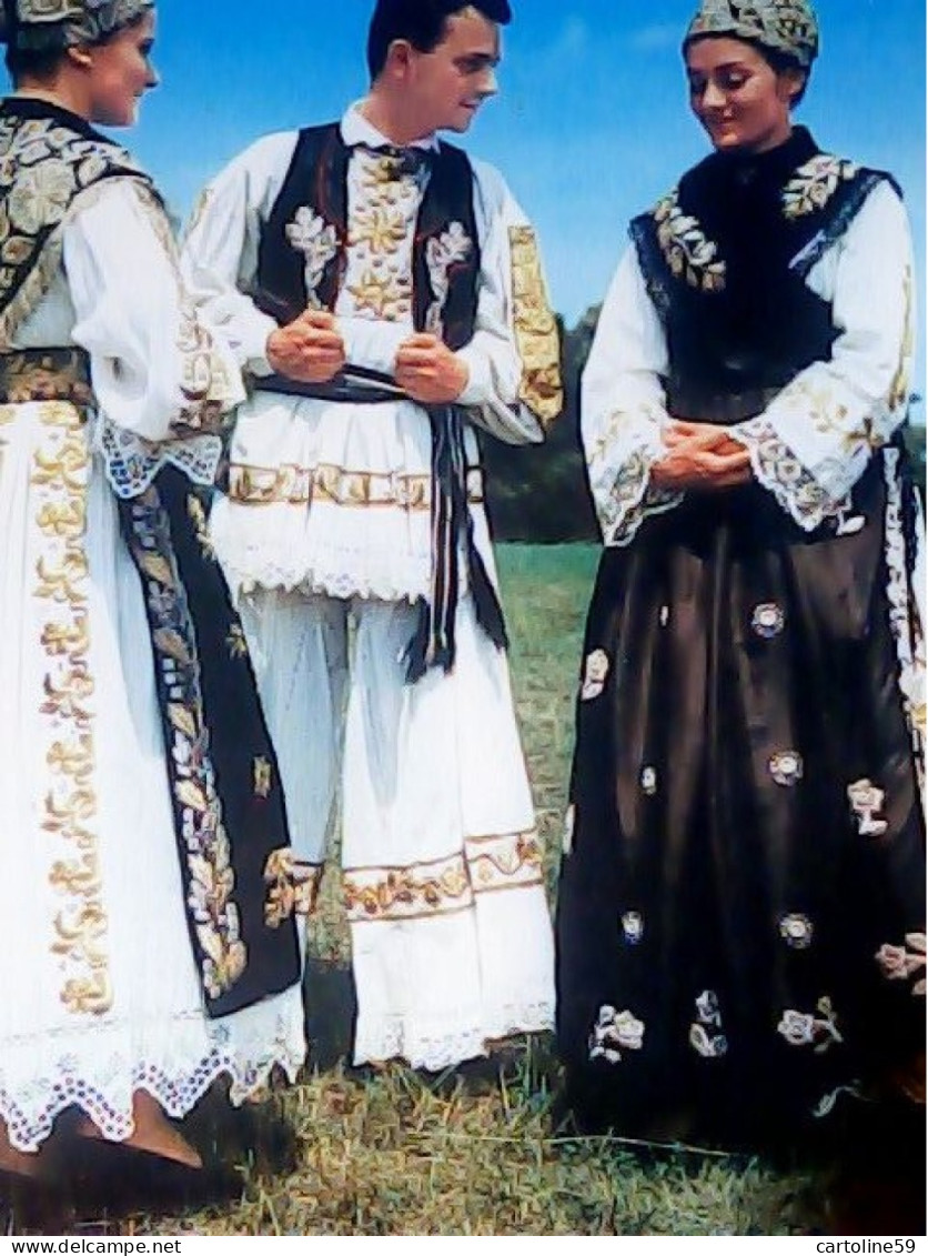 Hrvatska - Slavonija - Narodna Nosnja Costumes Nationaux Folk Costumes  N1975 JV5730 - Croatia