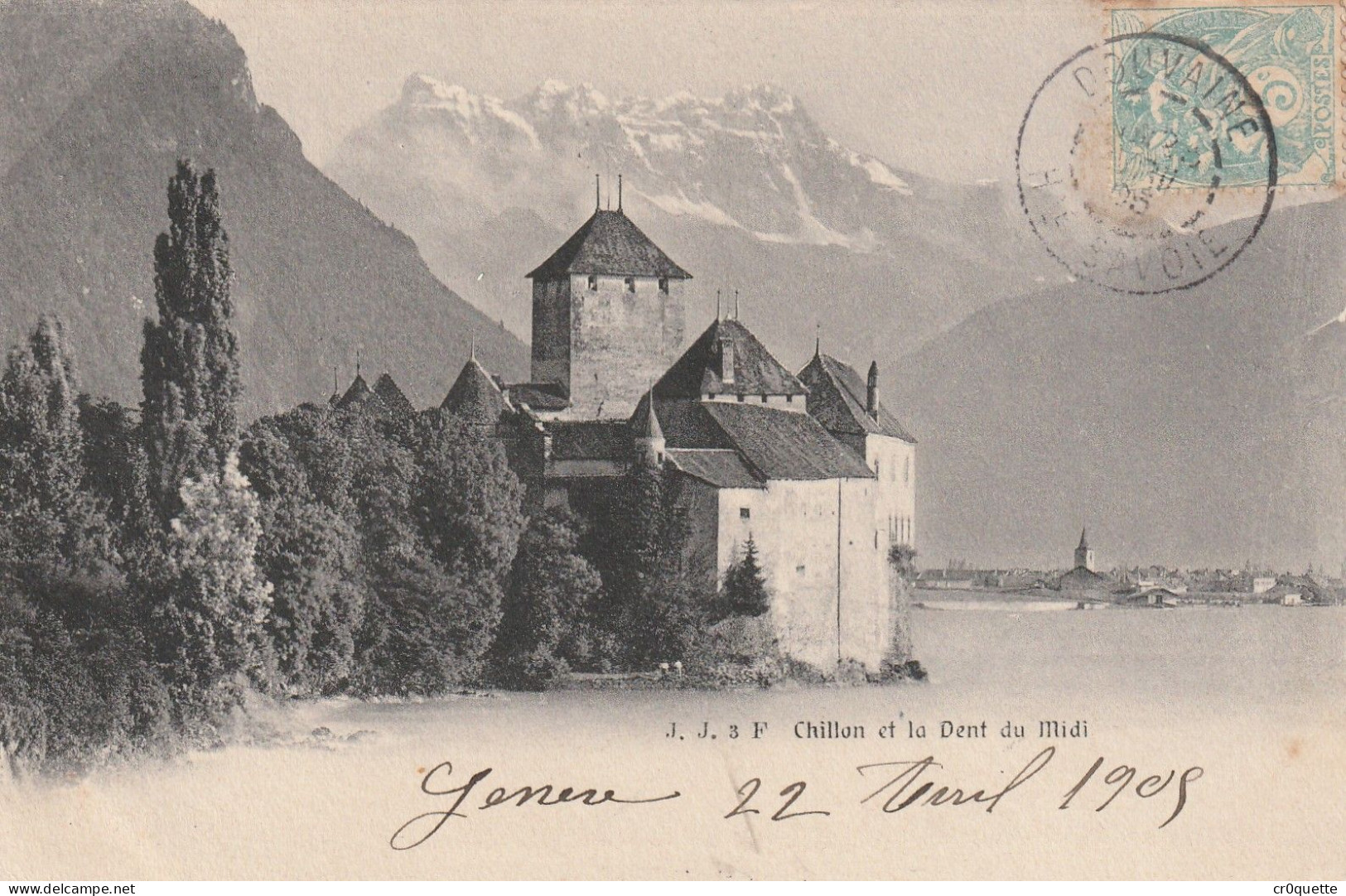 # SUISSE / MULTIVUES - LAC LEMAN - CHÂTEAU de CHILLON - DENT du MIDI (lot de 9 CP)