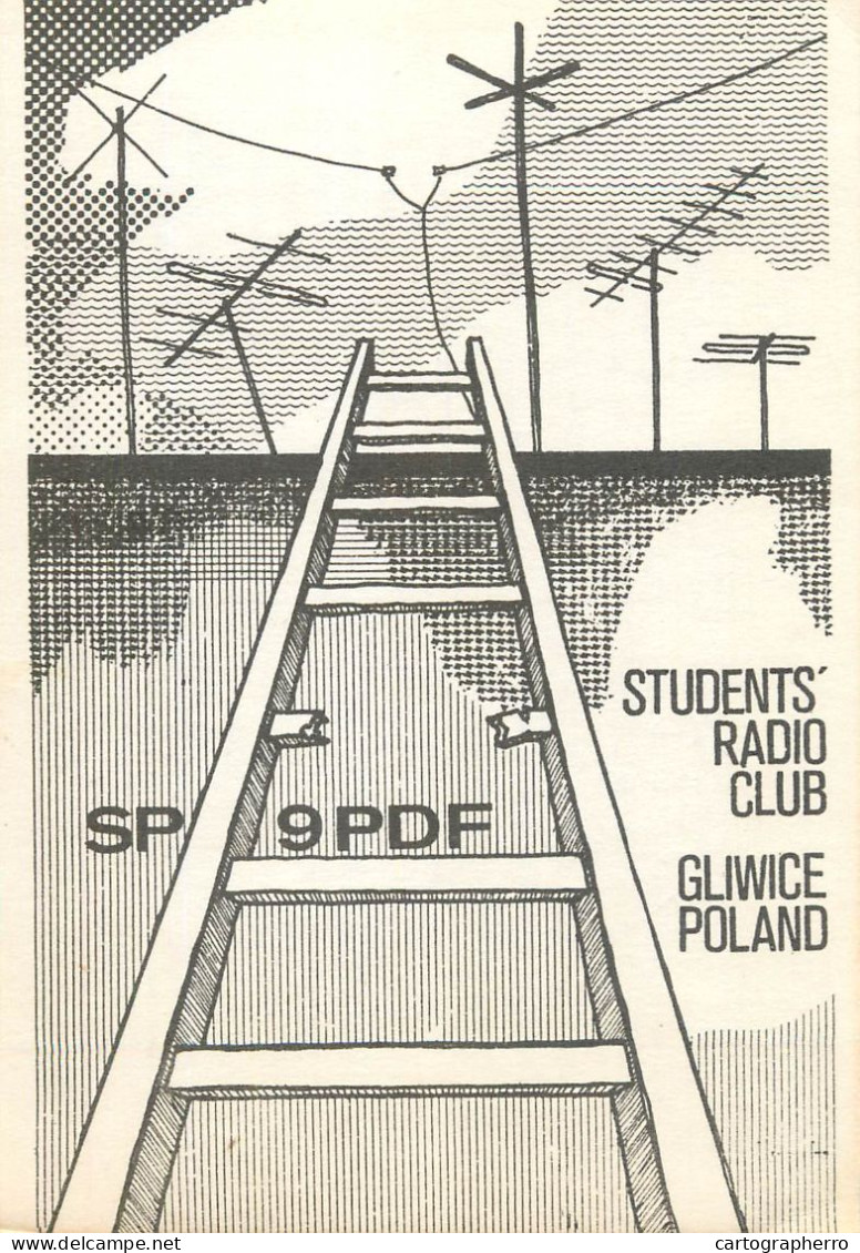 Polish Amateur Radio Station QSL Card Poland Y03CD SP9PDF - Amateurfunk