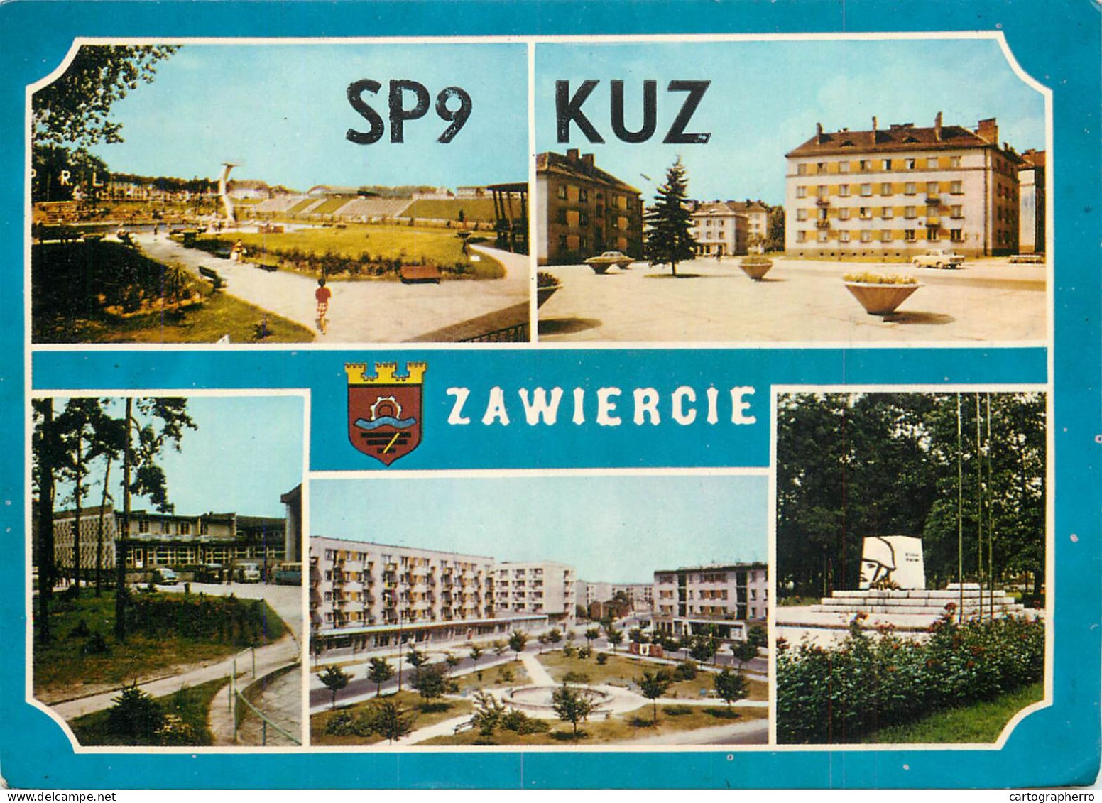 Polish Amateur Radio Station QSL Card Poland Y03CD SP9KUZ - Amateurfunk