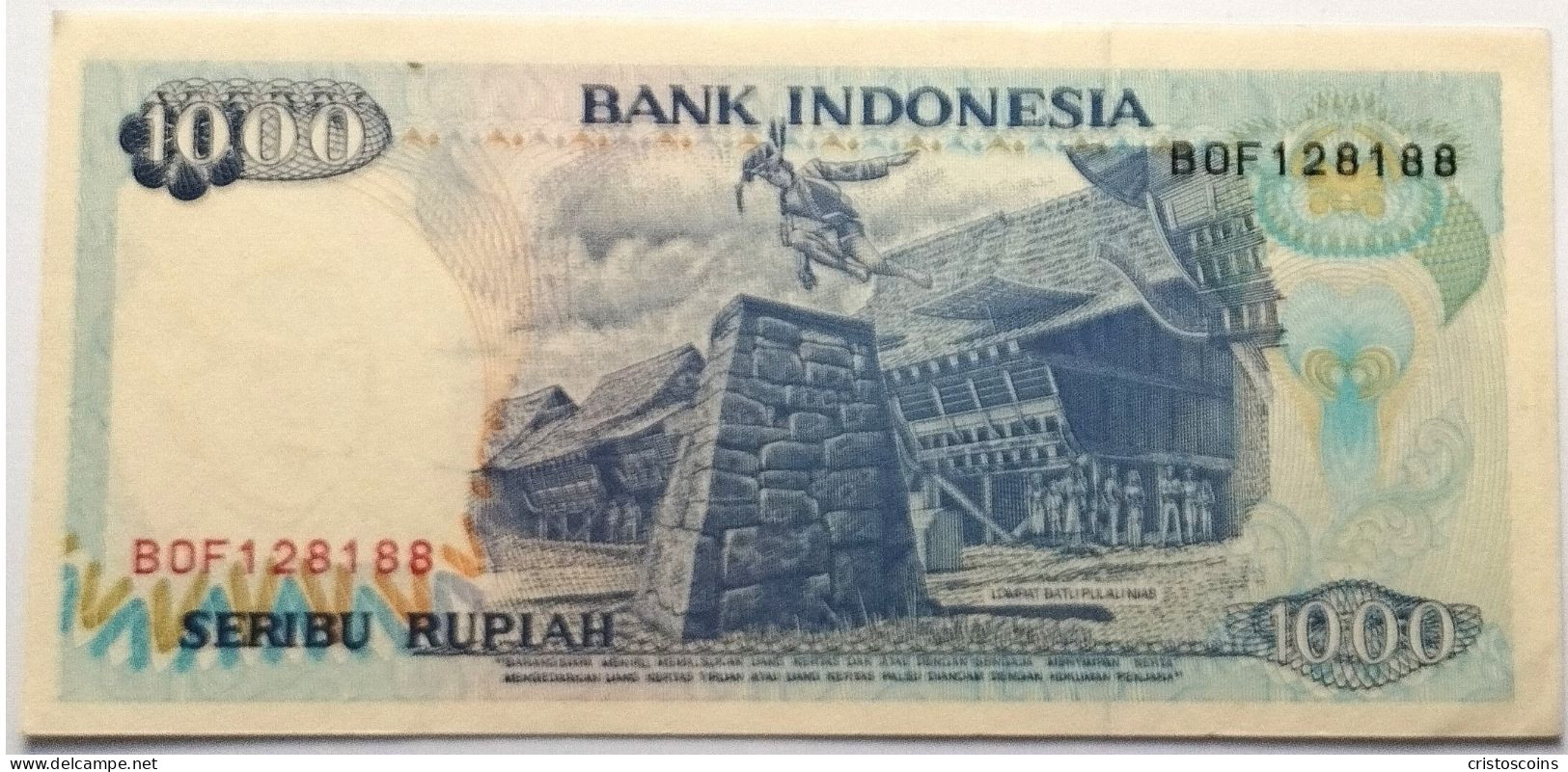 INDONESIA 1000 RUPHIA  P.129a UNC (B/78 - Indonésie