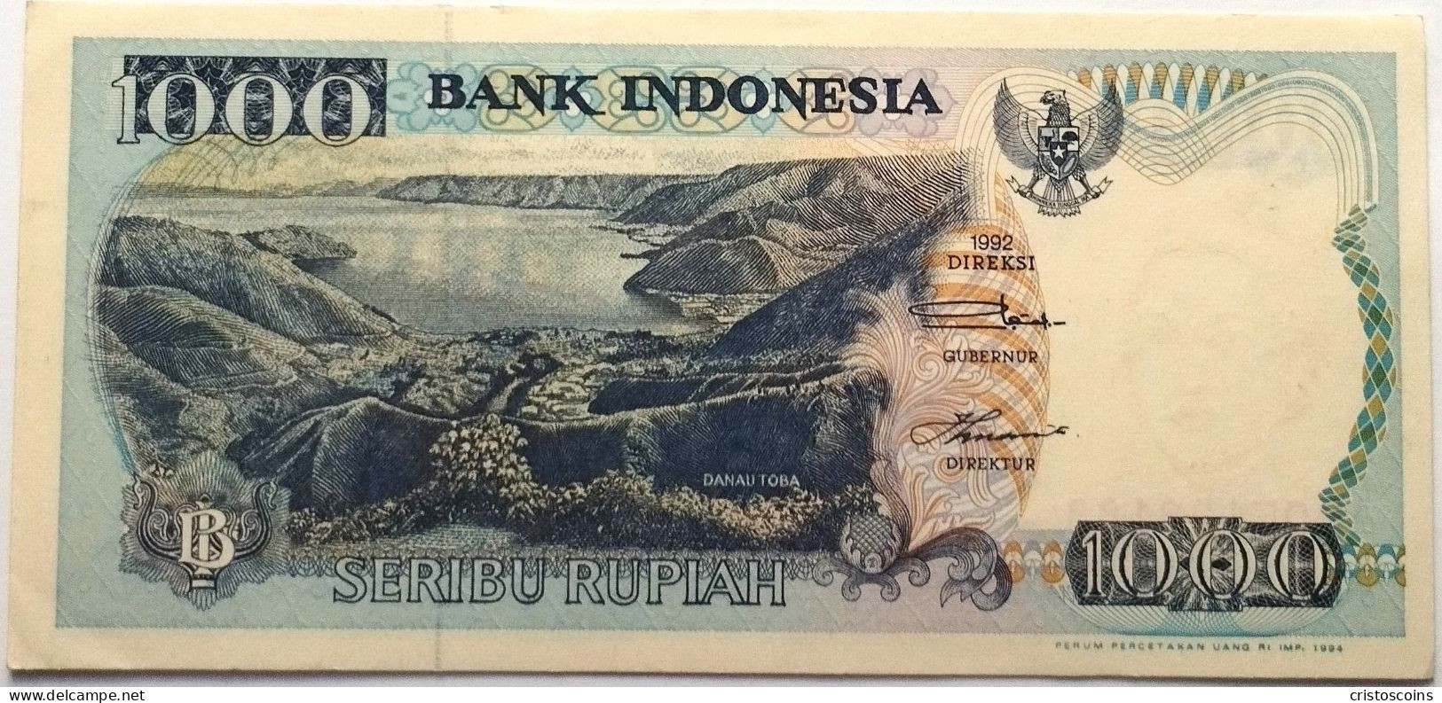 INDONESIA 1000 RUPHIA  P.129a UNC (B/78 - Indonésie