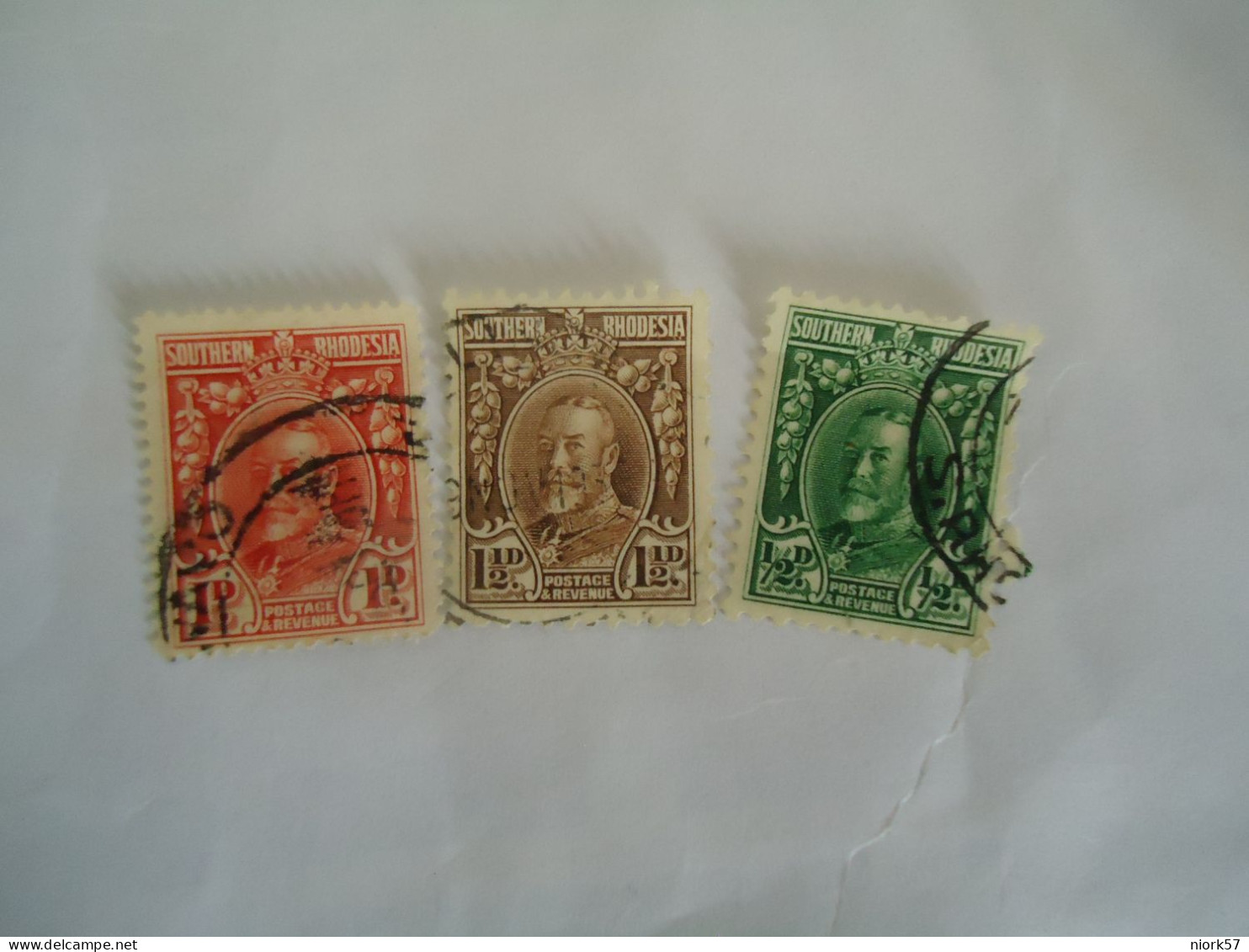 SOUTHERN RHODESIA  USED STAMPS  3 KINGS - Southern Rhodesia (...-1964)