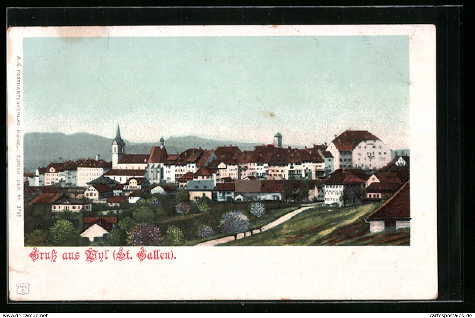 AK Wyl /St. Gallen, Panorama Des Ortes  - St. Gallen