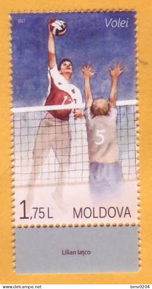 2017  Moldova Moldavie Sport. Volleyball 1v Mint - Volley-Ball
