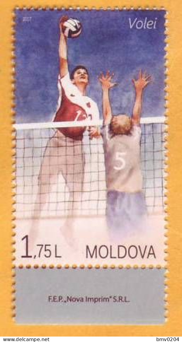 2017  Moldova Moldavie Sport. Volleyball 1v Mint - Volleybal