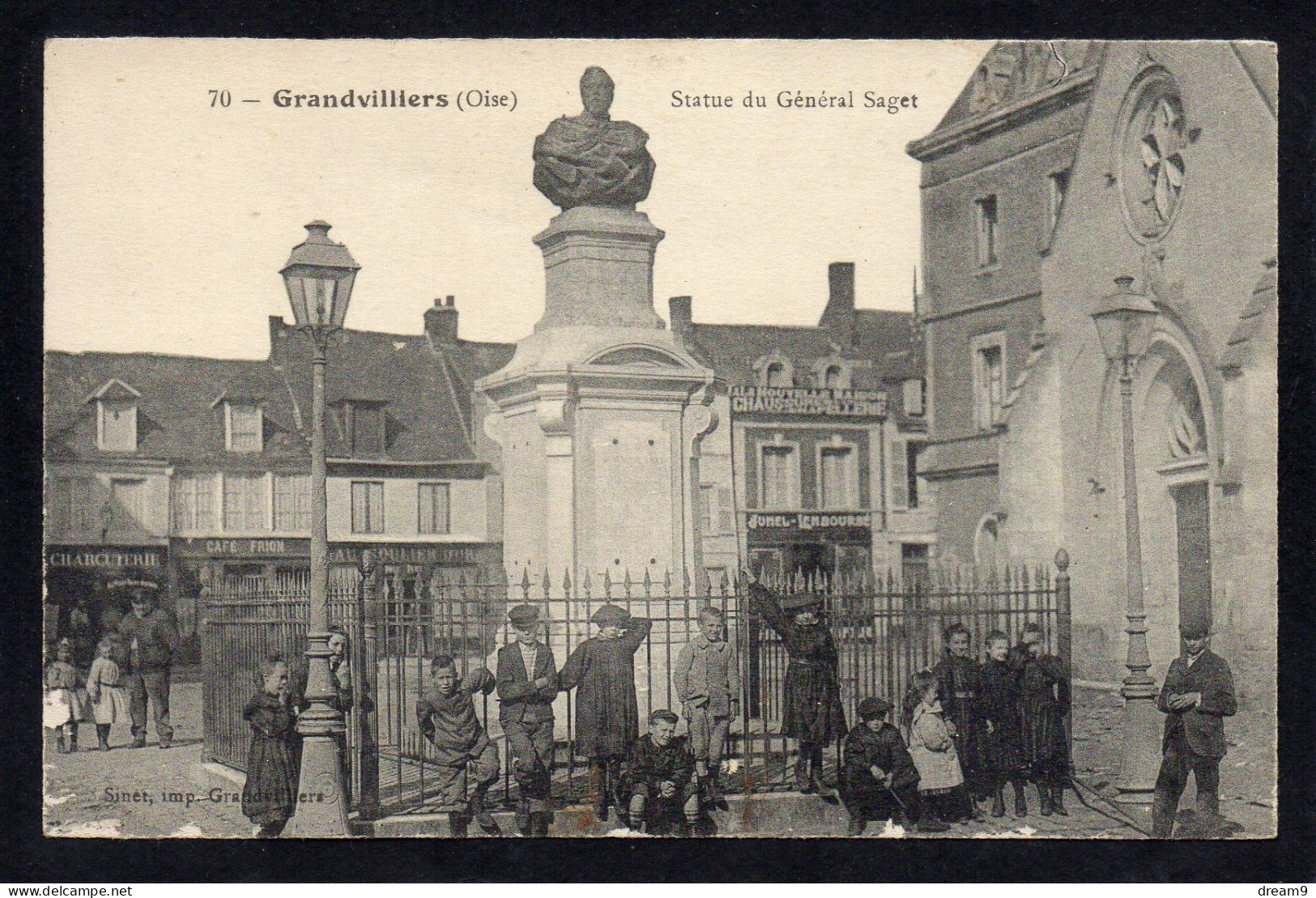 60 GRANDVILLIERS - Statue Du Général Saget - Grandvilliers