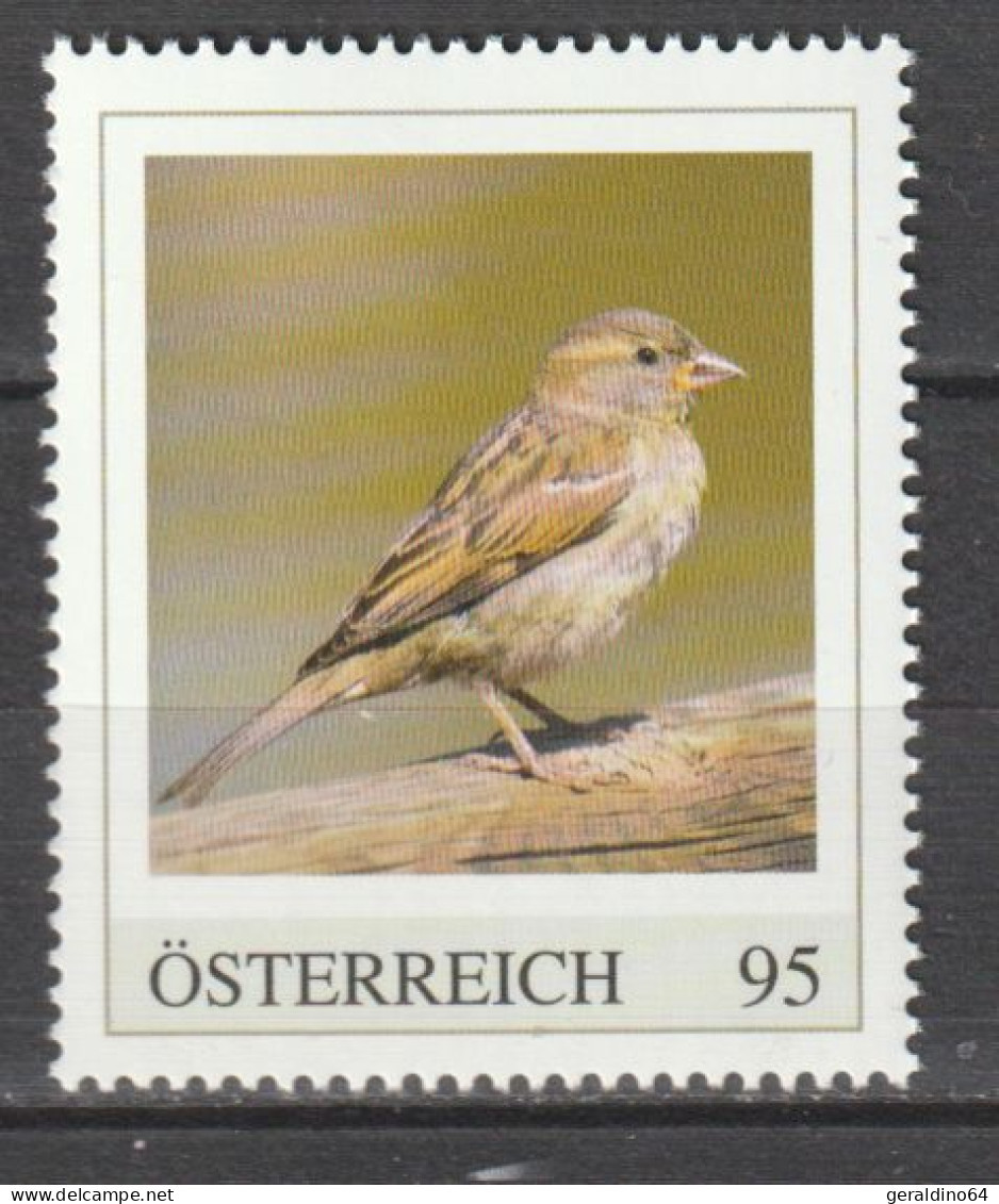 Österreich Personalisierte BM Vögel Haussperling ** Postfrisch - Personalisierte Briefmarken