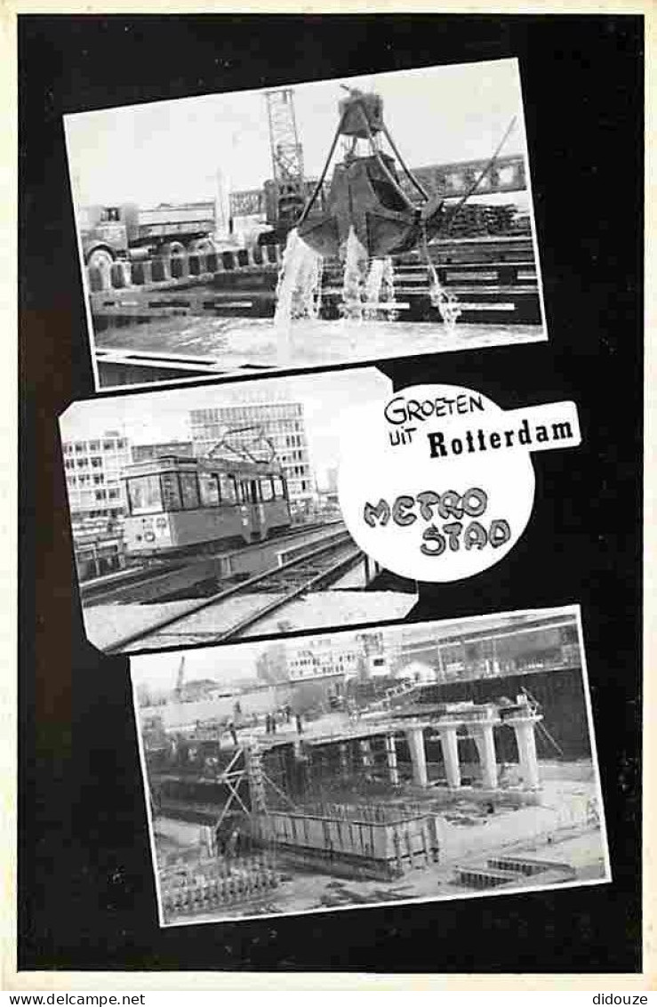 Trains - Métro - Pays Bas - Rotterdam - Metrostad - Multivues - Carte Neuve - CPM - Voir Scans Recto-Verso - Metro