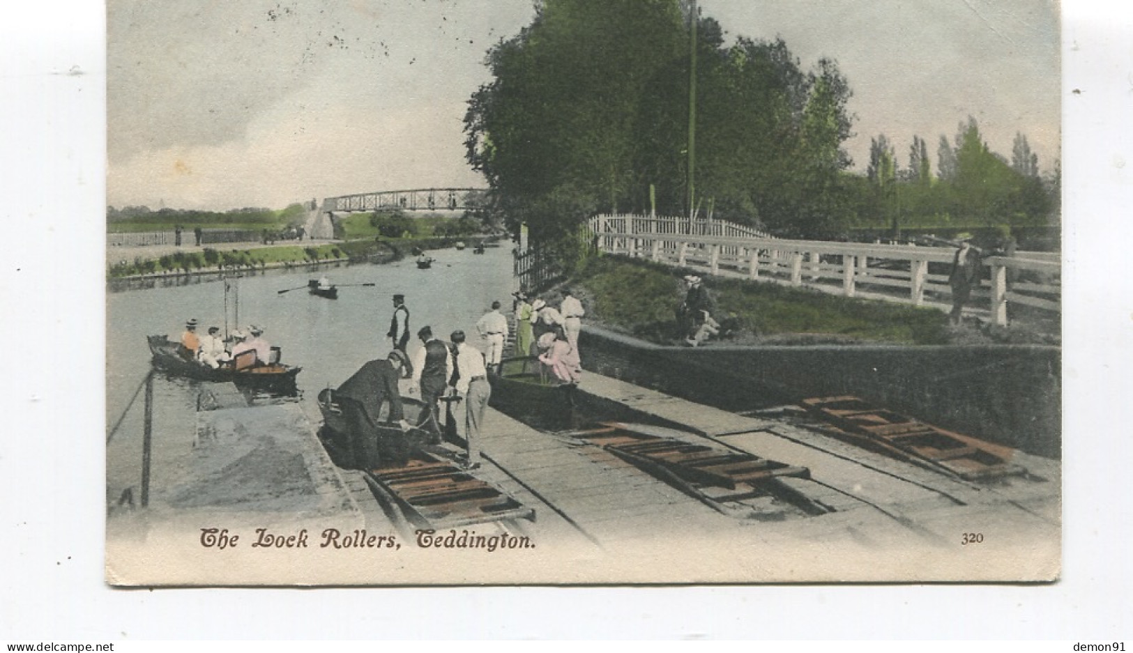 CPA - The Lock Rollers Teddington - 1908 - - Middlesex