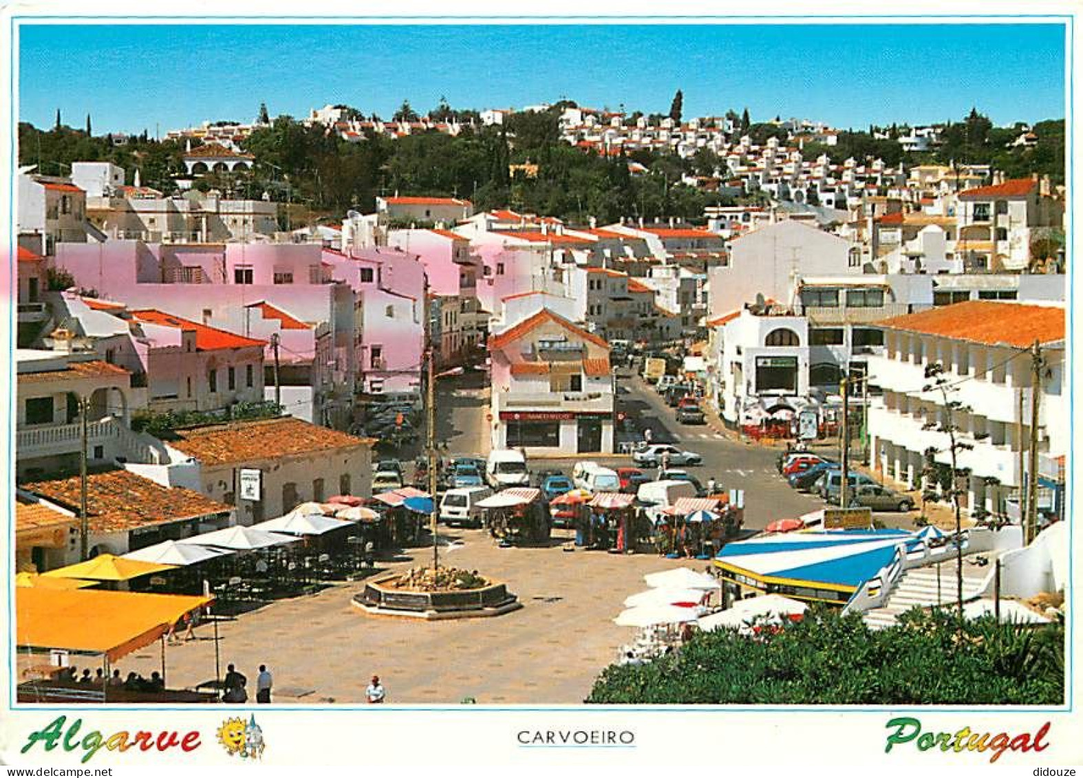 Portugal - Carvoeiro - Place Du Marché - Automobiles - CPM - Voir Scans Recto-Verso - Faro