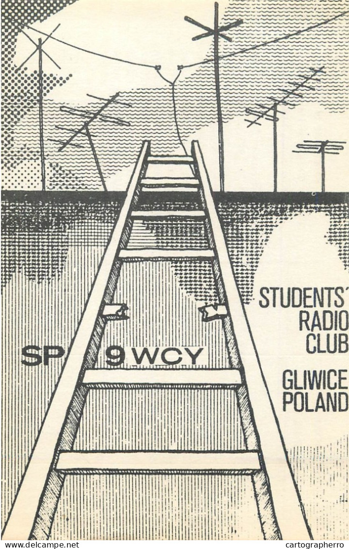 Polish Amateur Radio Station QSL Card Poland SP9WCY - Radio Amateur