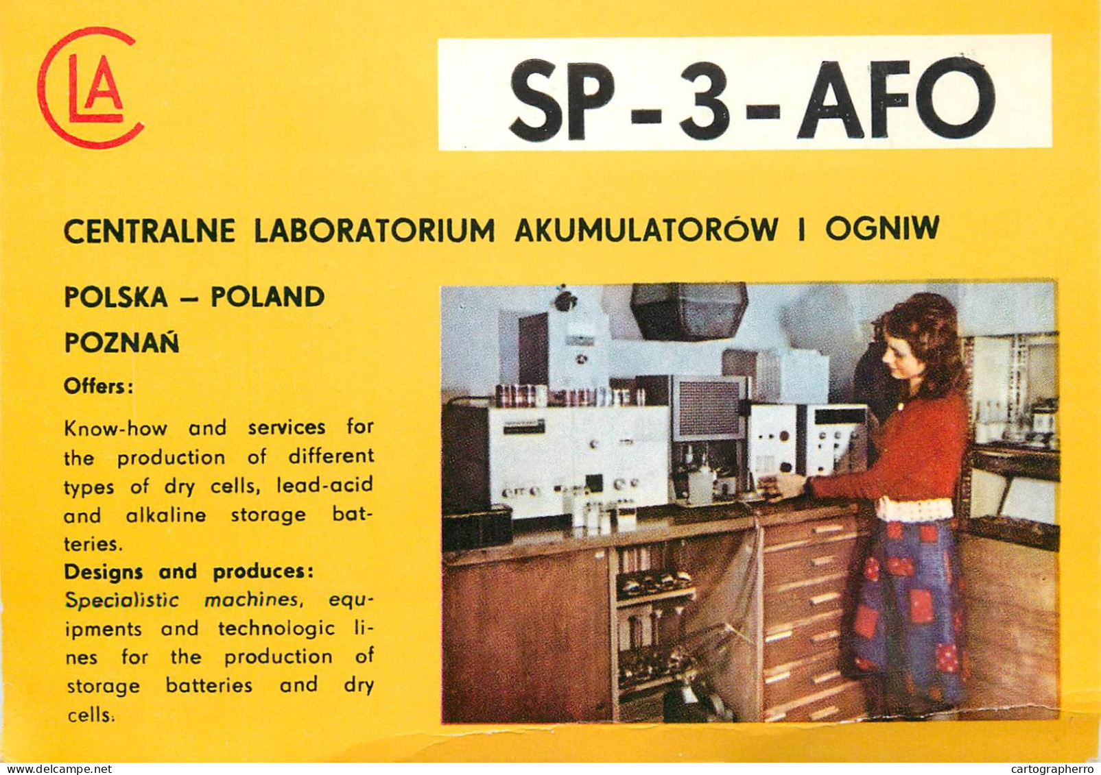 Polish Amateur Radio Station QSL Card Poland SP3AFO - Radio Amateur