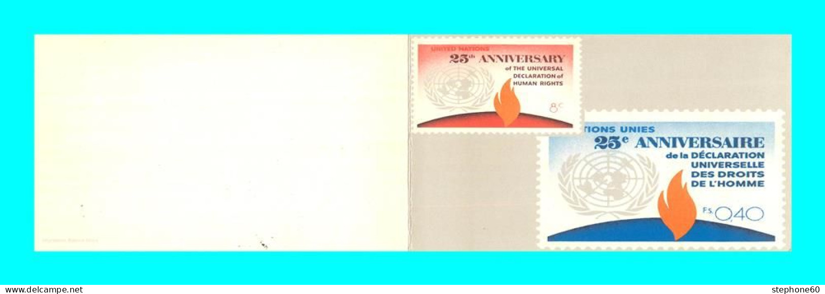 A939 / 651  Service Philatelique De L'UNESCO Paris - Carte Deux Volets ( Timbre ) - Briefmarken (Abbildungen)