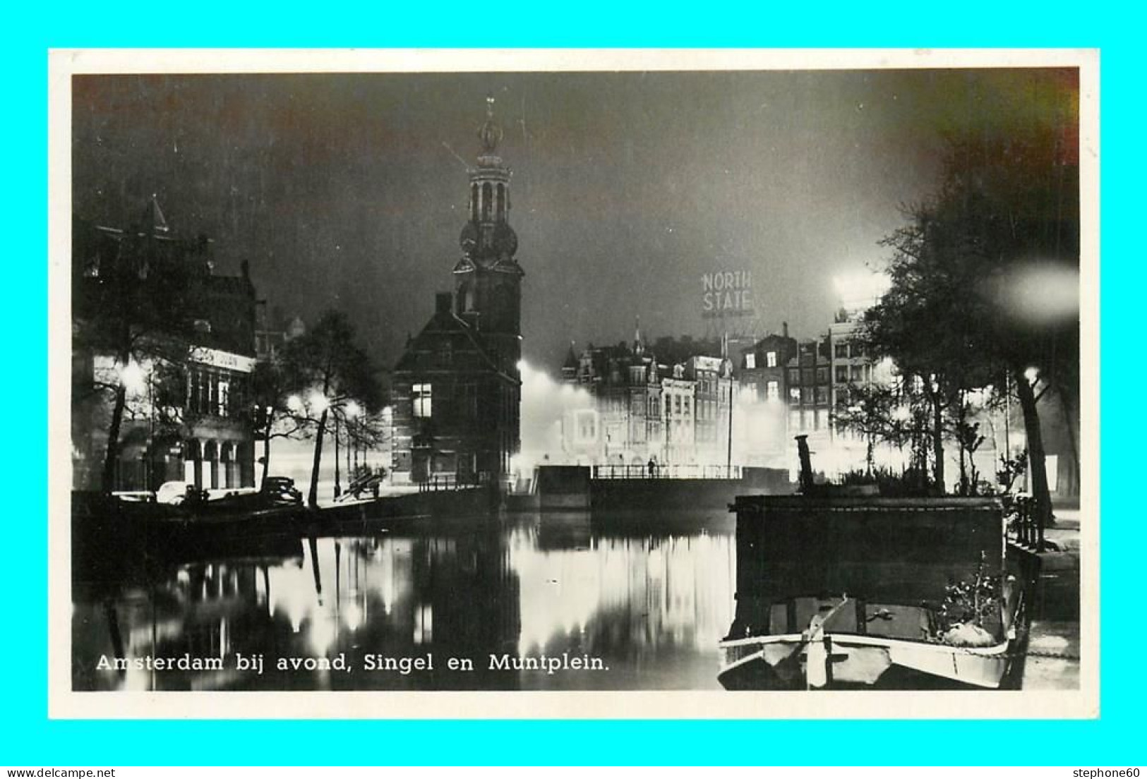 A941 / 091 AMSTERDAM Bij Avond Singel En Muntplein - Amsterdam