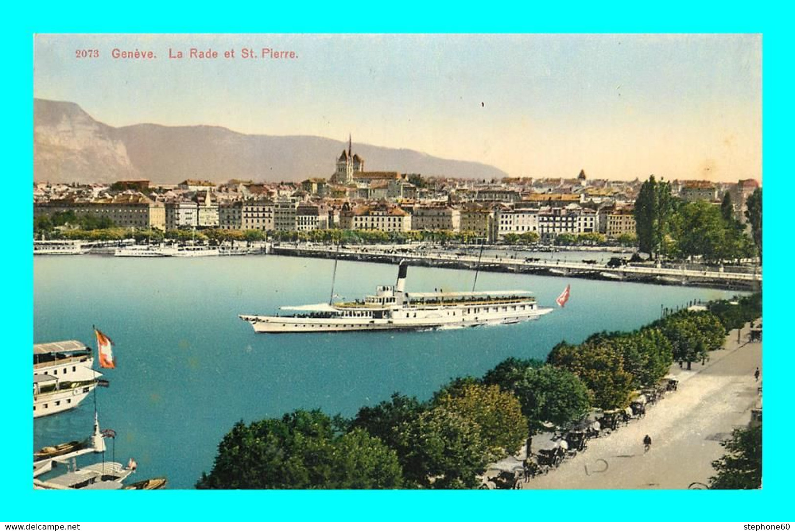 A941 / 241 Suisse GENEVE La Rade Et St Pierre ( Bateau ) - Genève