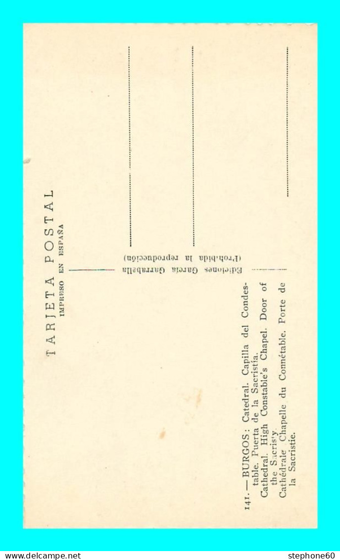 A941 / 875 Espagne BURGOS Cathedrale Chapelle Du Connétable - Burgos