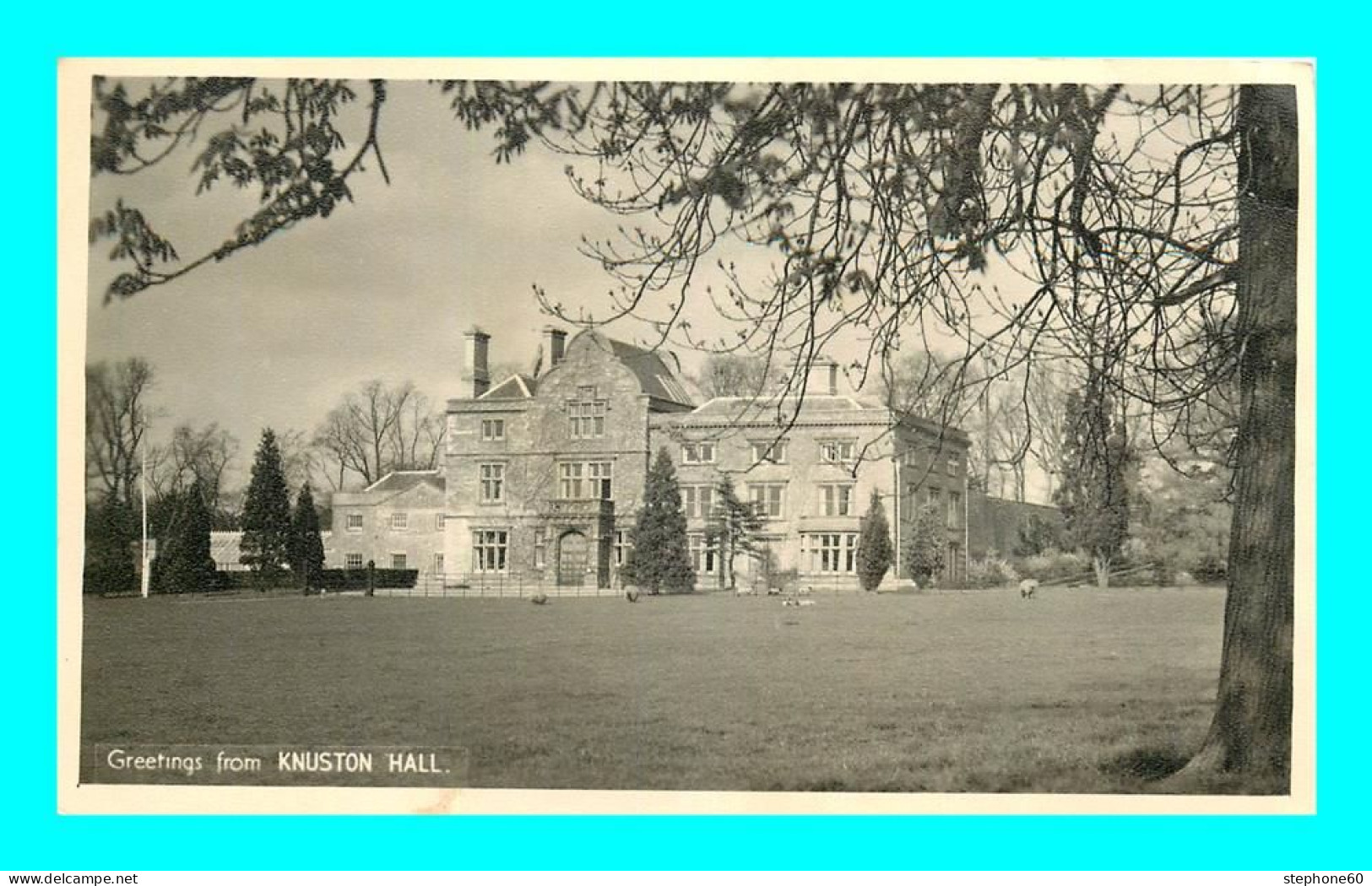 A942 / 009  Greetings From KNUSTON HALL - Carte PHOTO - Northamptonshire