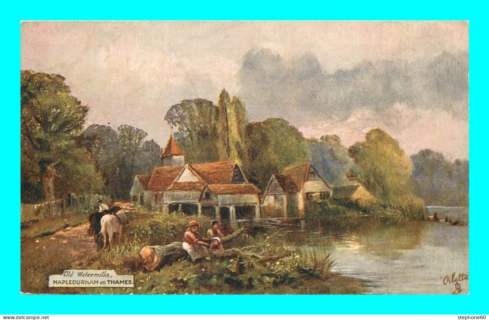 A942 / 025  Old Watermills Mapledurham On Thames ( Raphael Tuck OILETTE ) - Other & Unclassified