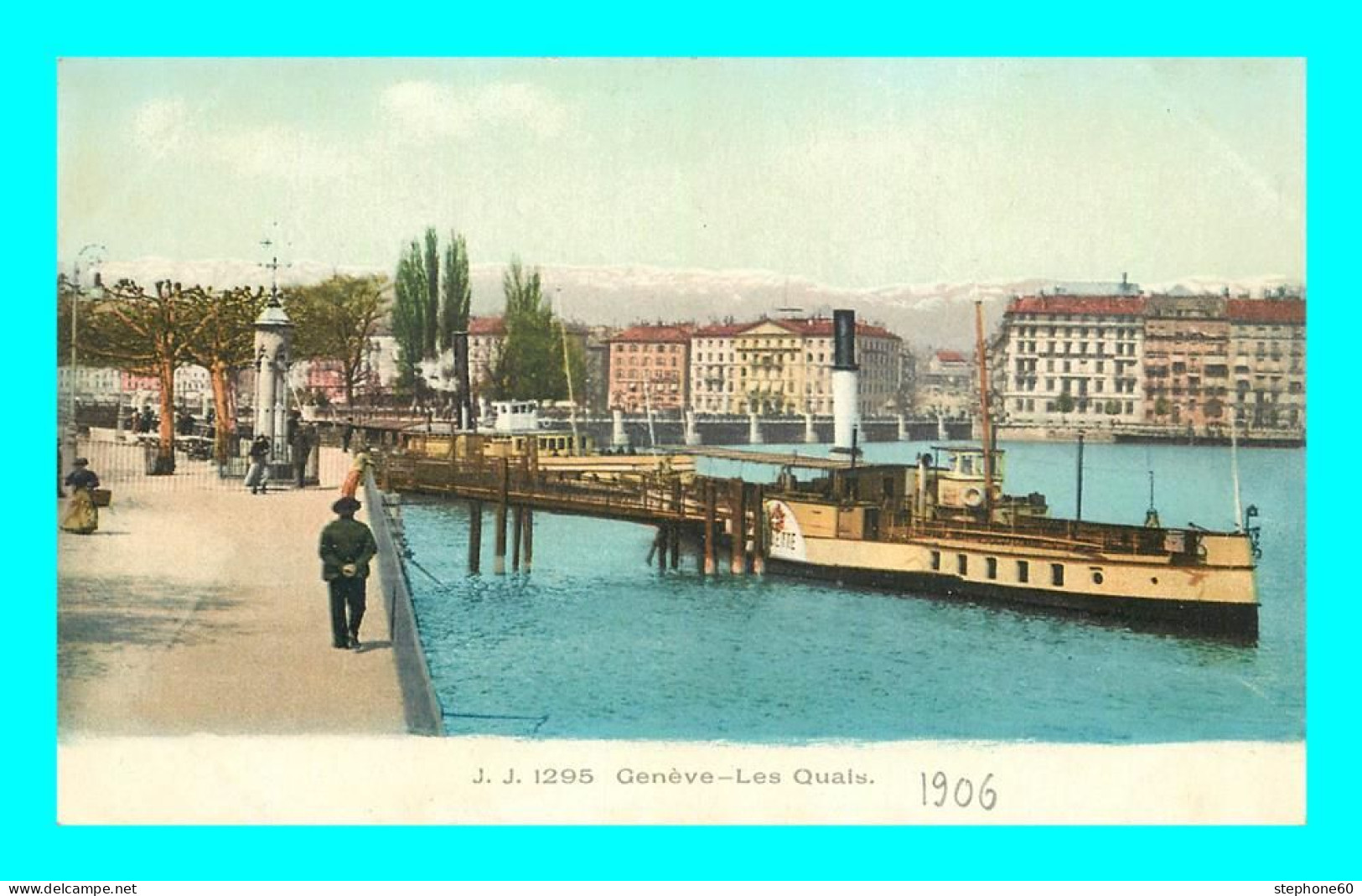 A941 / 355 Suisse GENEVE Les Quais ( Bateau ) - Genève