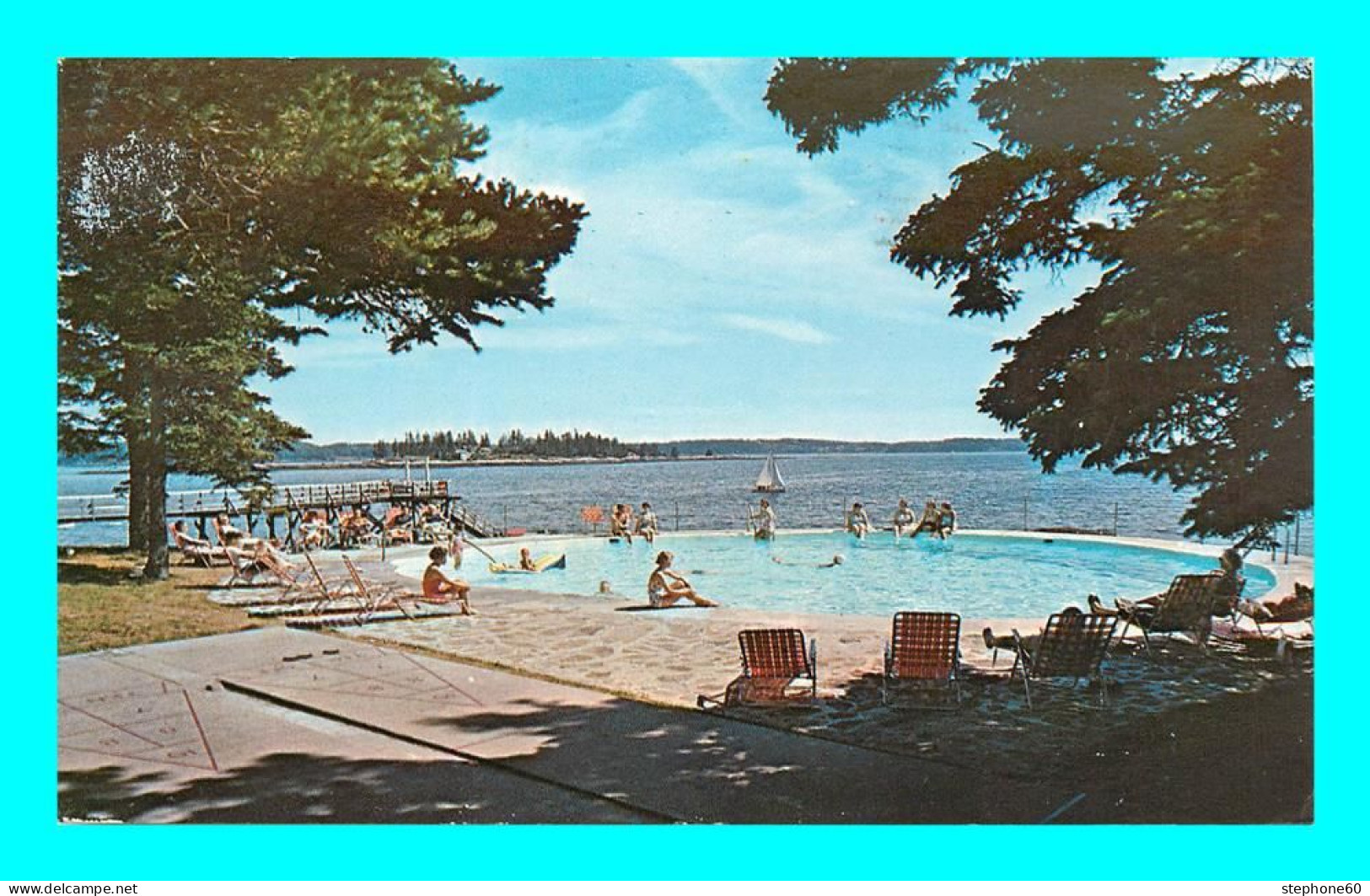 A944 / 041 MAINE Boothbay Harbor LINEKIN BAY RESORT - Altri & Non Classificati