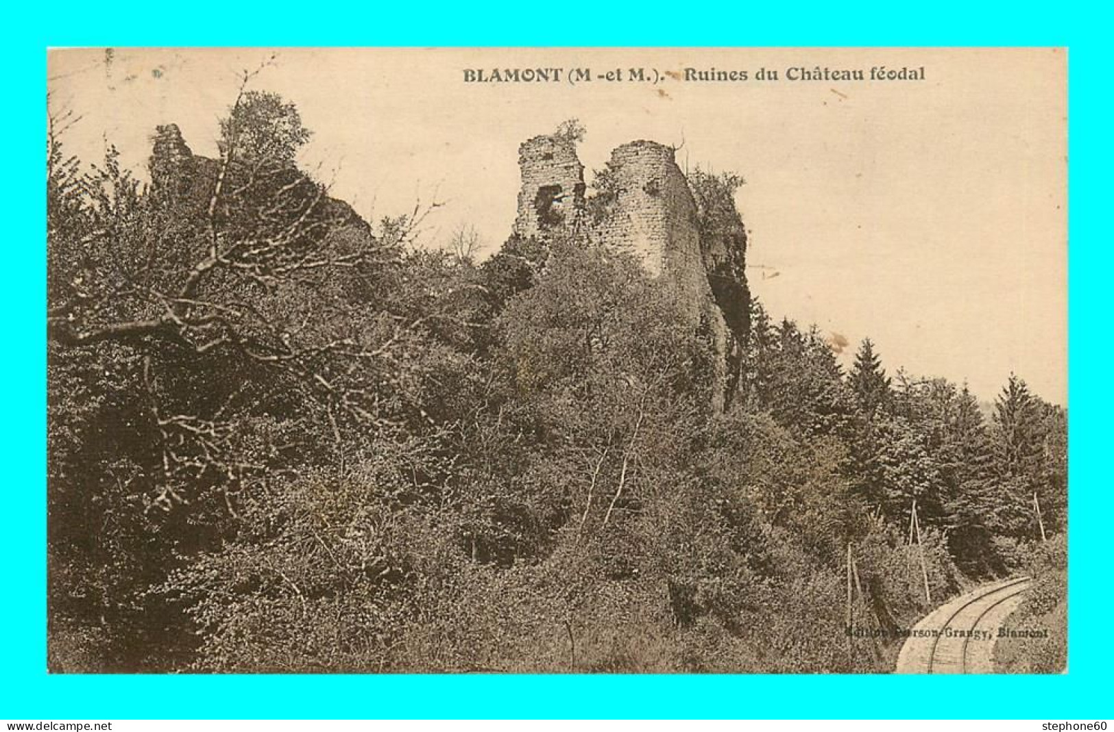 A944 / 519 54 - BLAMONT Ruines Du Chateau Féodal - Blamont