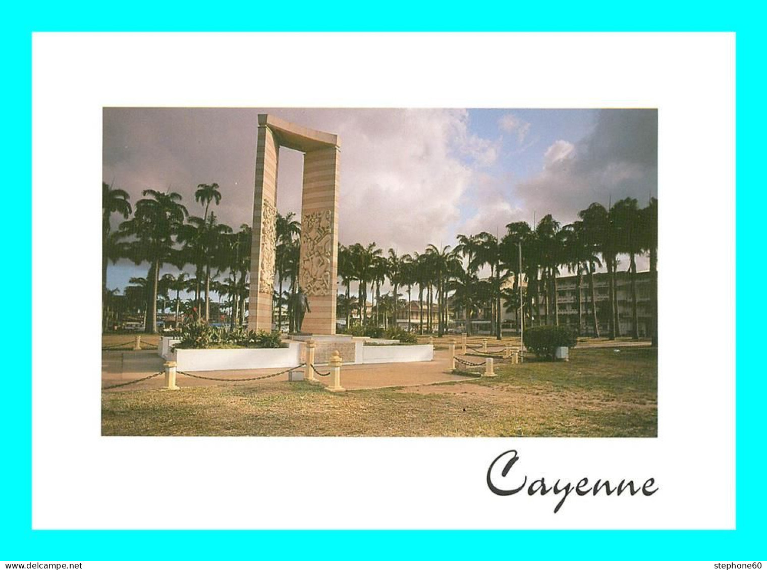 A947 / 581 CAYENNE Statue De Felix EBoue - Guyane - Cayenne