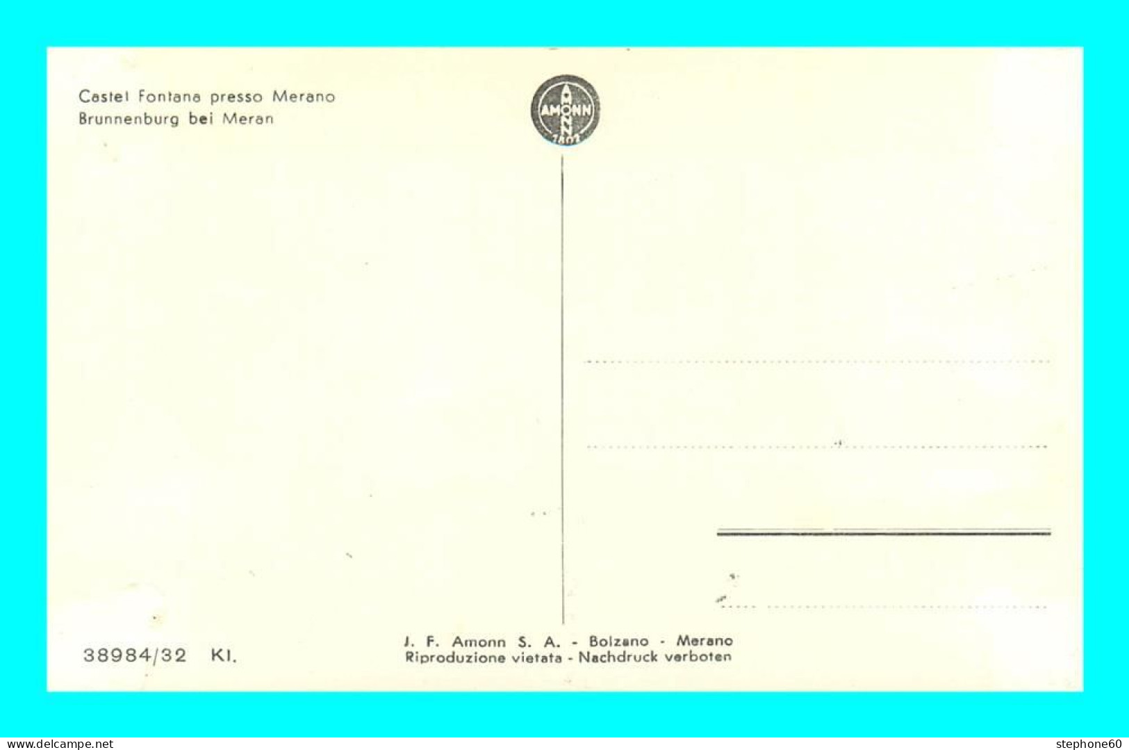 A945 / 411  Castel Fontana Presso Merano - Brunnenburg Bei Meran - Merano