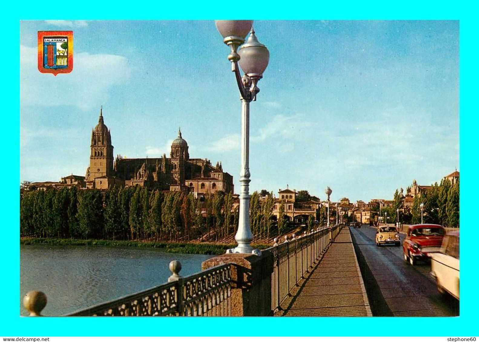 A946 / 341 Espagne SALAMANCA Pont Neuf Sur Le Fleuve Tormes ( Voiture ) - Salamanca