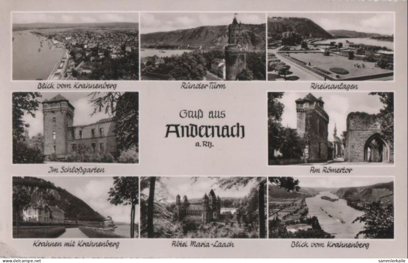 73239 - Andernach - U.a. Rheinanlagen - Ca. 1960 - Andernach