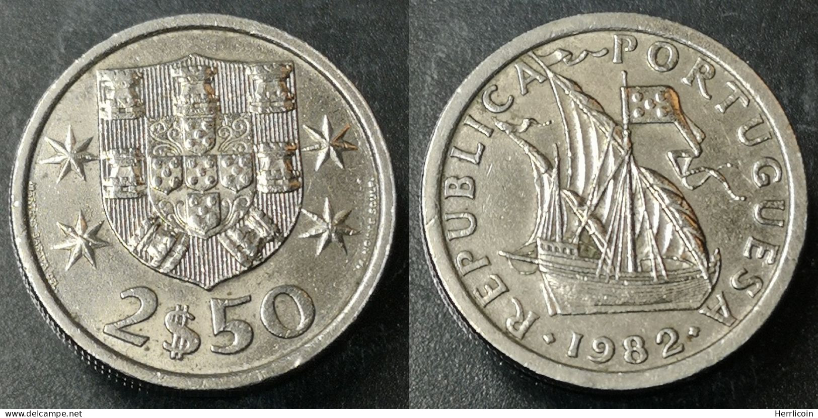 Monnaie Portugal - 1982 - 2.50 Escudos - Portogallo