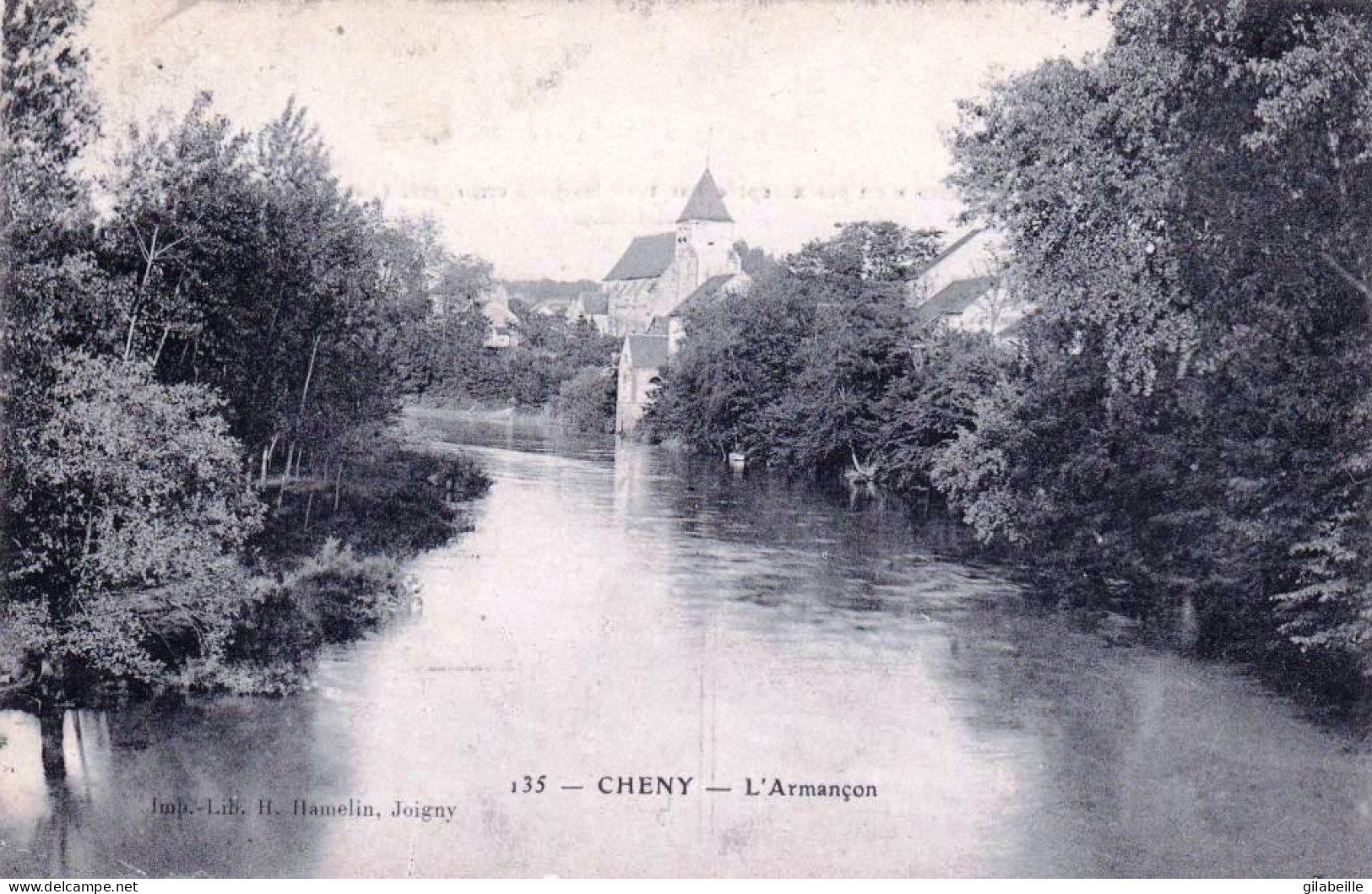 89 - Yonne -  CHENY -   L'Armancon - Cheny