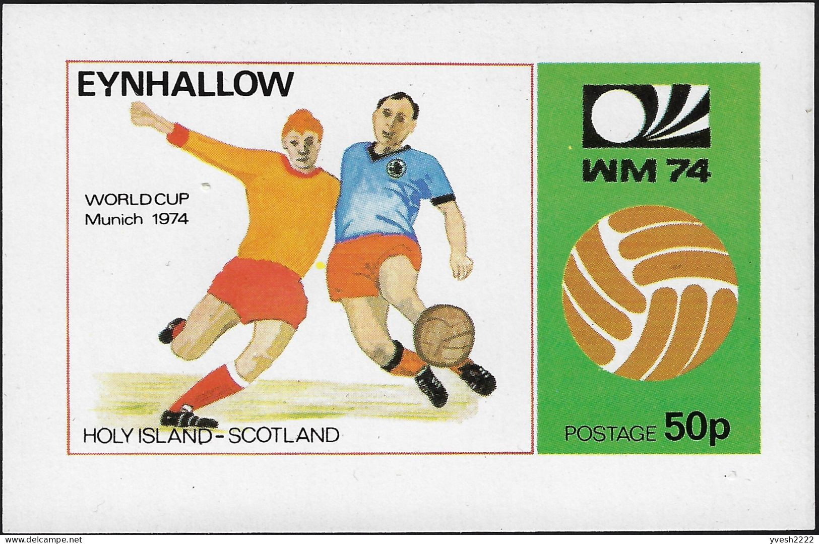 Eynhallow (Écosse) Et Oman (Vignettes, Cendrillon). 2 Feuillets Et 2 Blocs. Coupe Du Monde De Foot En Allemagne - 1974 – Germania Ovest