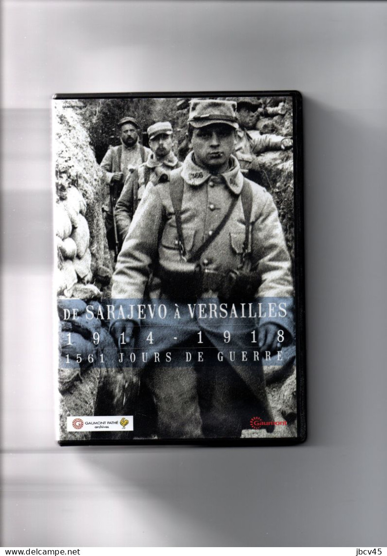 DVD  DE SARAJEVO  A VERSAILLES  1914-1918 - Geschiedenis