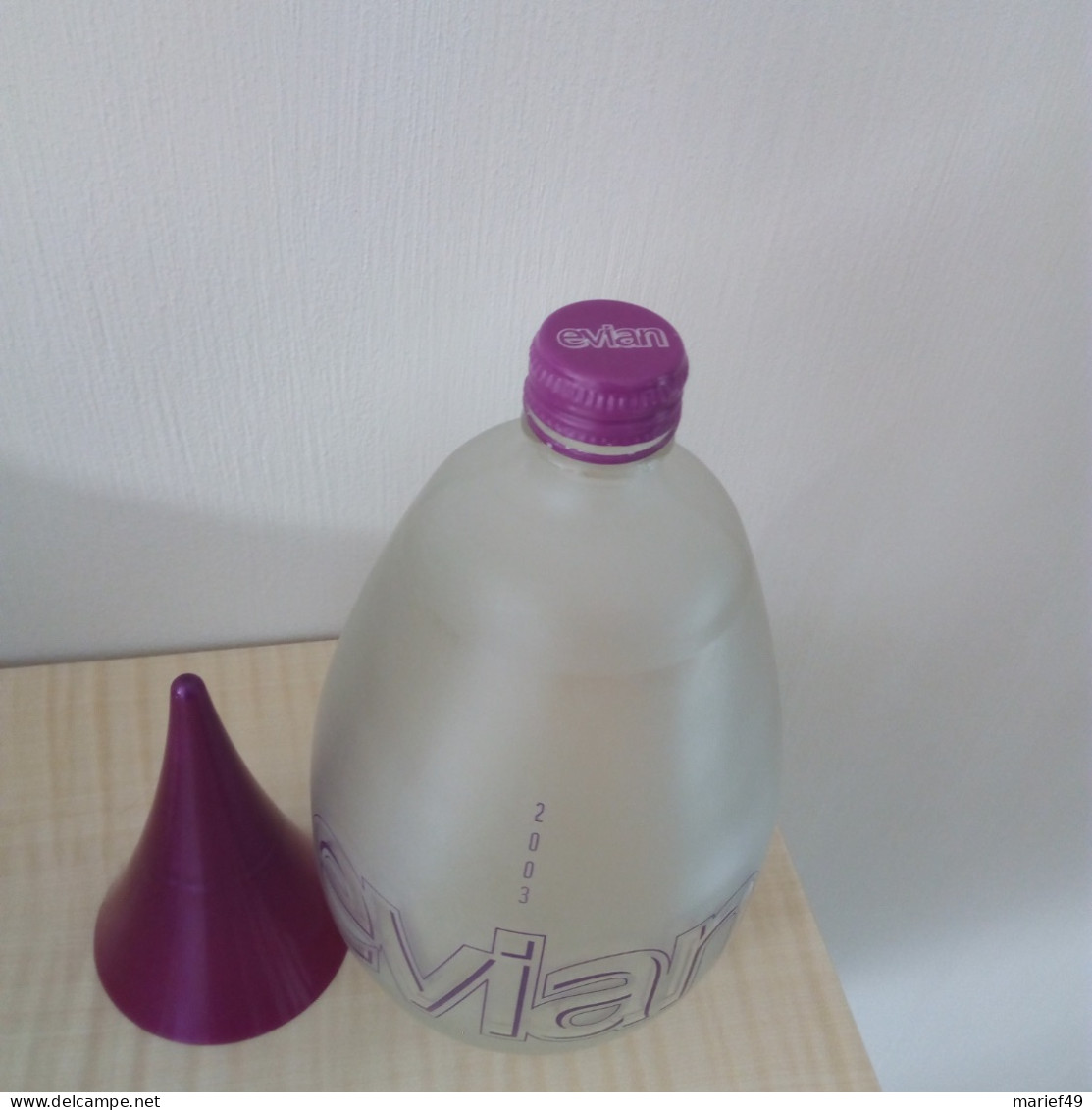 BOUTEILLE EVIAN COLLECTOR, ANNÉE 2003, VIDE - Sonstige & Ohne Zuordnung