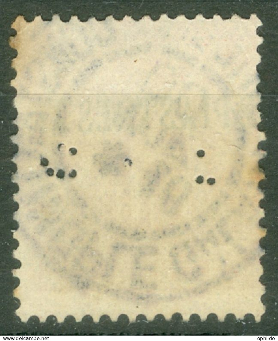 Levant 5 Ob TB Constantinople Galata Turquie Et Perforé C.L - Used Stamps