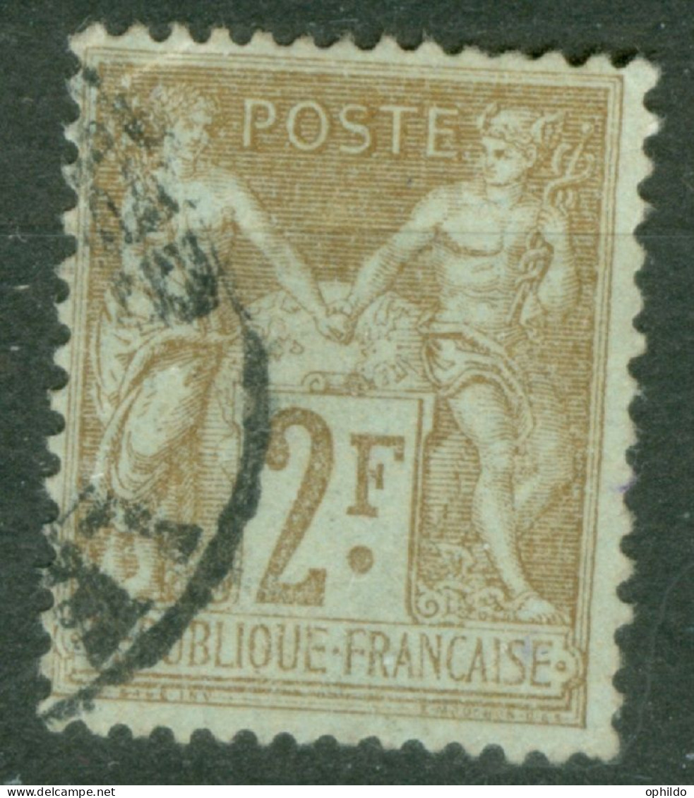 105 Ob B/TB Signé Expert Allemand  - 1898-1900 Sage (Type III)