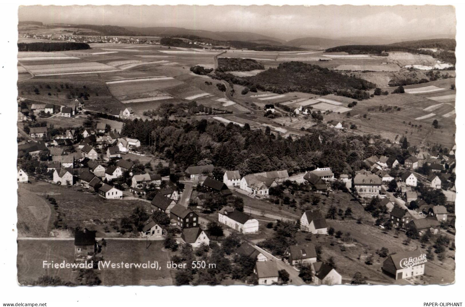 5244 DAADEN - FRIEDEWALD, Luftaufnahme 1962 - Altenkirchen