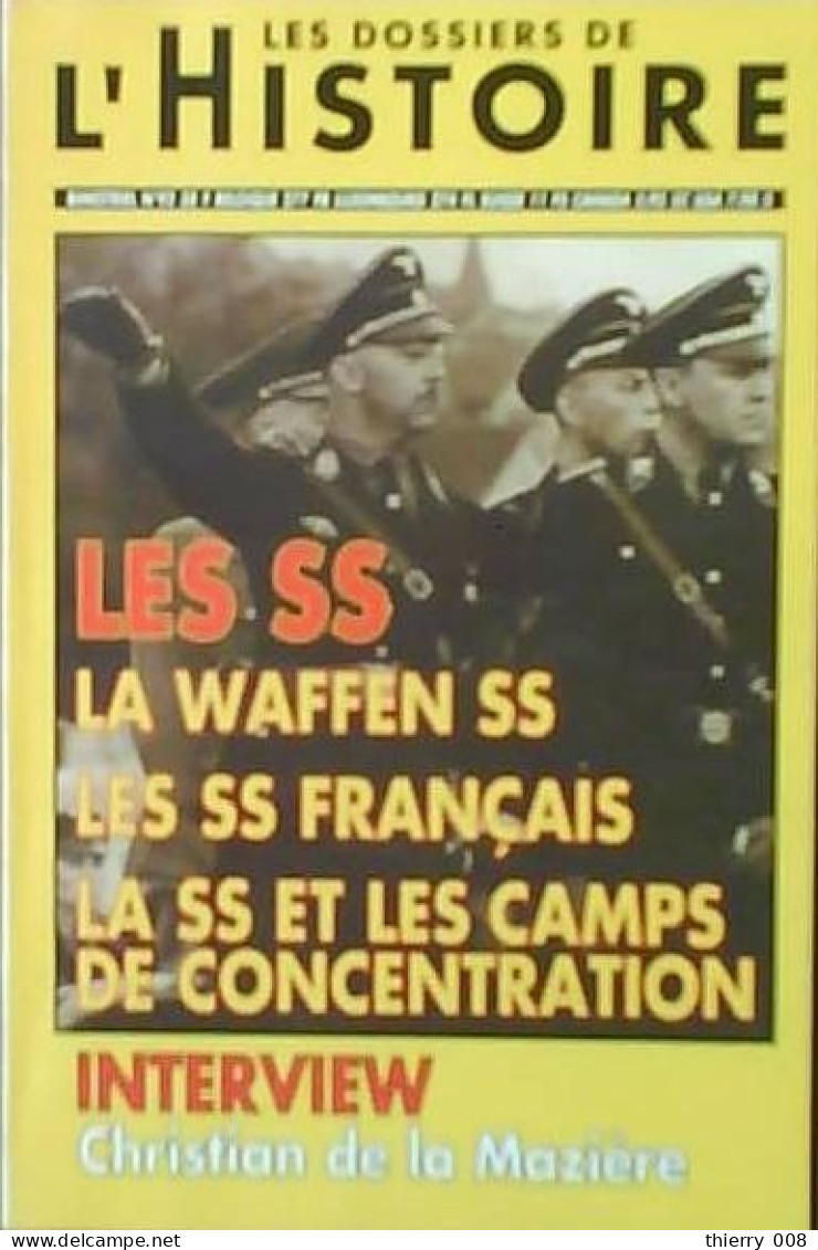 Les Dossiers De L'Histoire  N° 92 - Geschiedenis