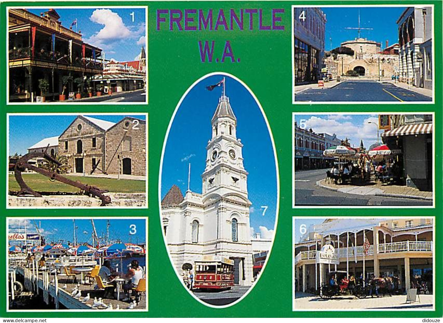 Australie - Australia - Fremantle - Multivues - Tramway - CPM - Voir Scans Recto-Verso - Fremantle