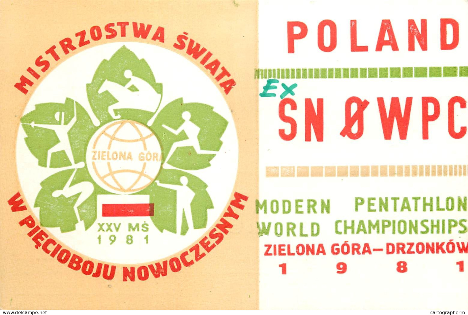 Polish Amateur Radio Station QSL Card Poland Y03CD SN0WPC - Radio Amateur