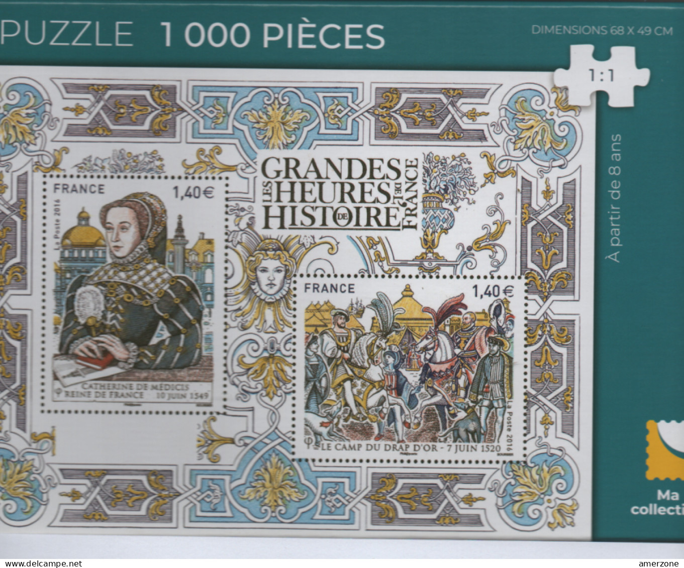 Puzzle  Edite Par La Poste HISTOIRE DE FRANCE   1000 Pieces - Puzzle Games