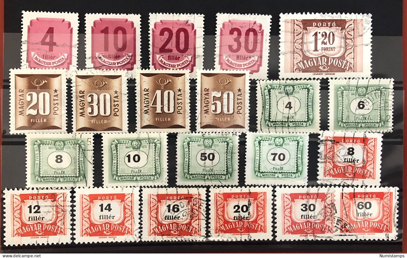 Hungary - Postage Due - From 1950 To 1965 - Postage Due