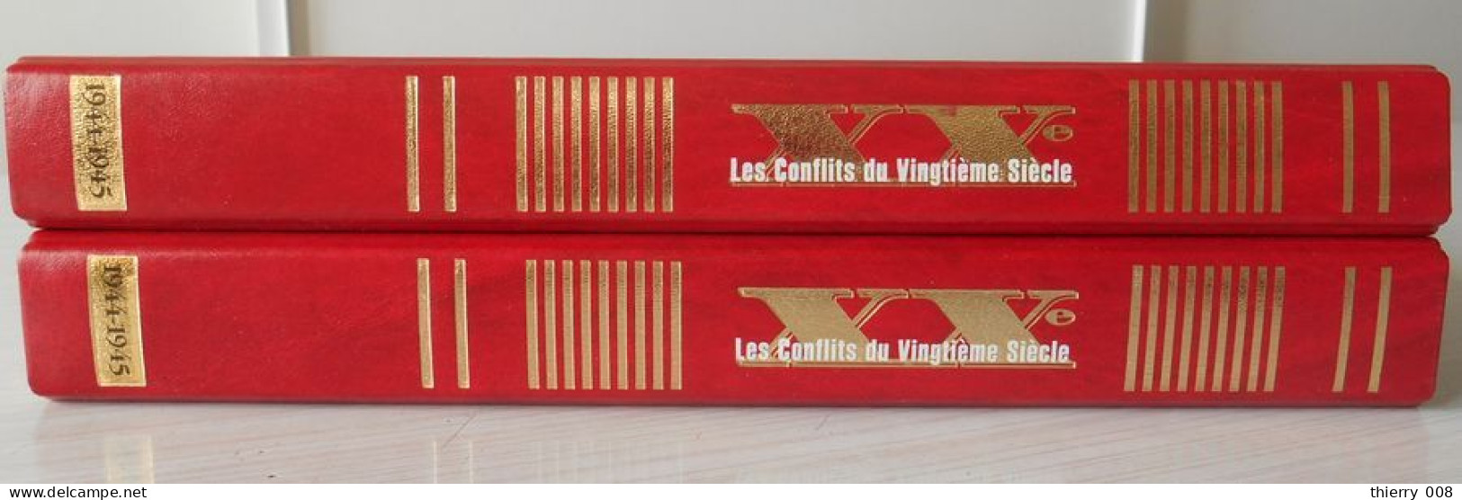 Les Conflits Du Vingtième Siècle  Edition Edibys 2 Volumes Consacrés à La Deuxième Guerre Mondiale - Encyclopedieën