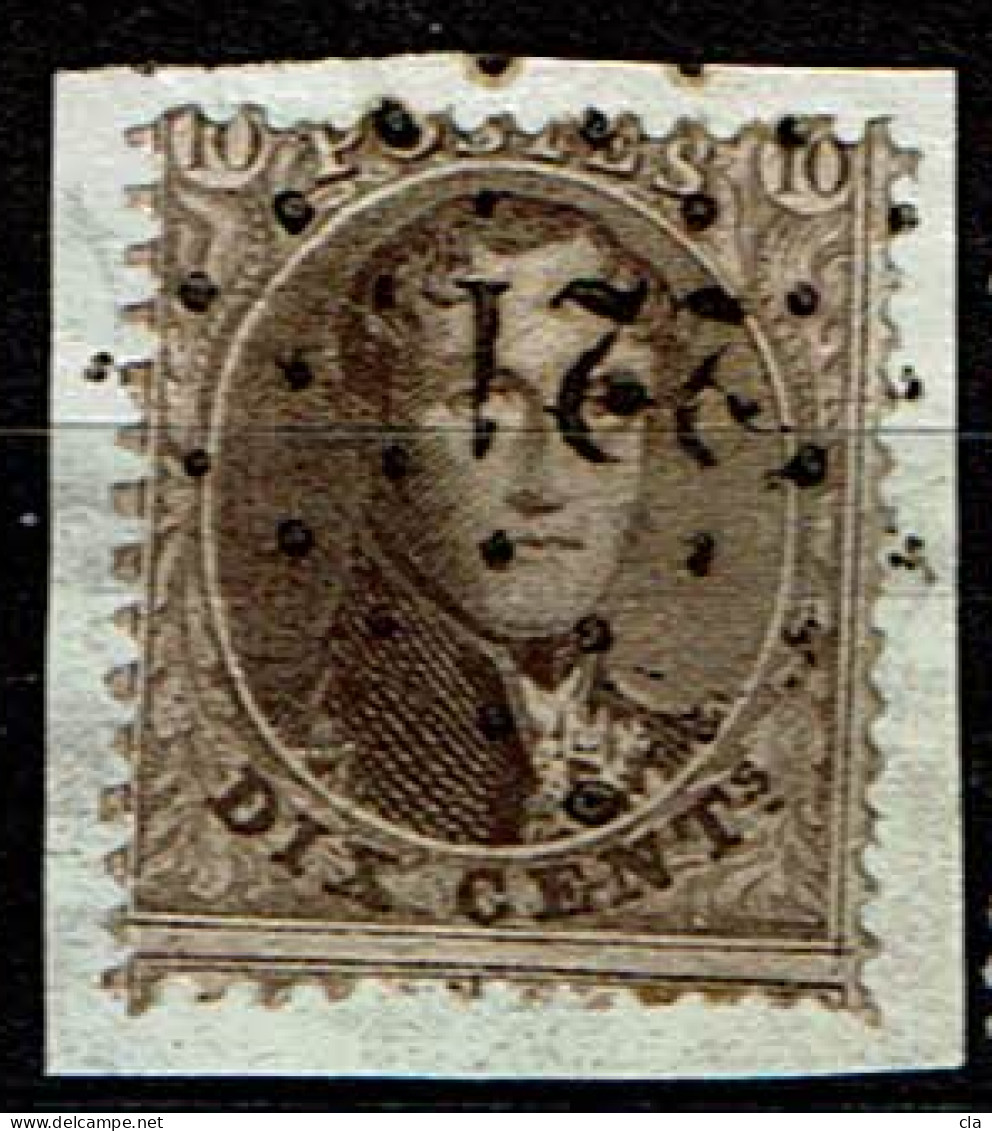 14A  Obl  LP 221 Lodelinsart + 5 - 1863-1864 Medaillen (13/16)