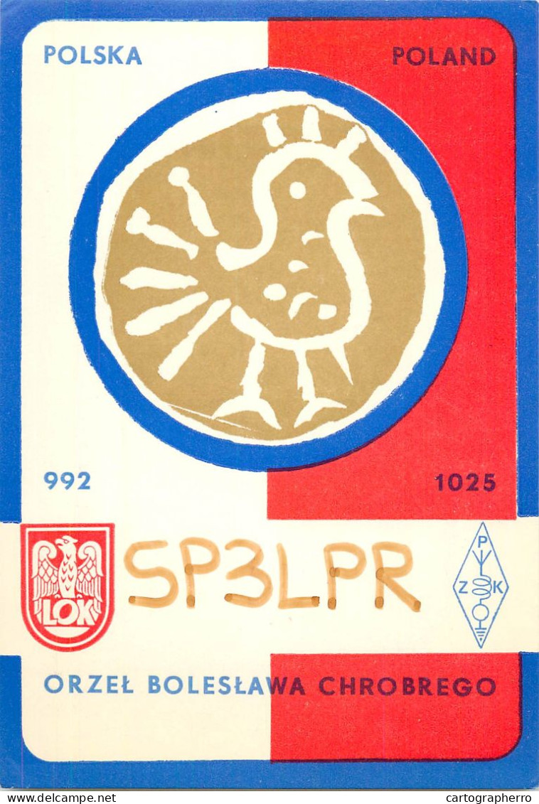 Polish Amateur Radio Station QSL Card Poland Y03CD SP3LPR - Radio Amateur