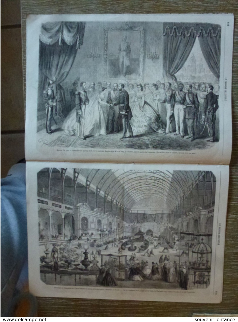 Le Monde Illustré Août 1865 Marquis Hautpoul Emir Abd El Kader Maréchal Bazaine Machines Outils Arbey - Tijdschriften - Voor 1900