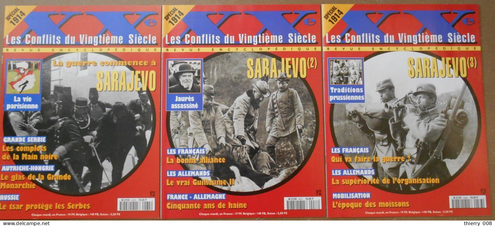 Fascicules 21 22 23  Les Conflits Du Vingtième Siècle  Sarajevo - History